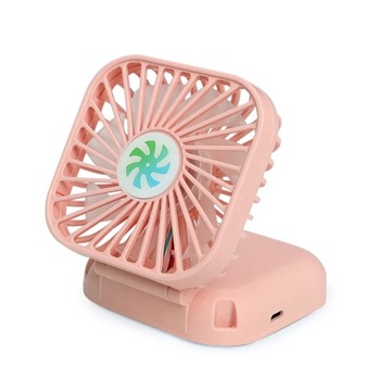 Portable Hanging Neck Mini Fans Rechargeable USB Folding Fan Mute Handheld
