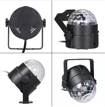 Дискосветодио дный шар + RGB светильники с пультом дистанционного управления для карнавальных проекторов, лазеров, дискотек