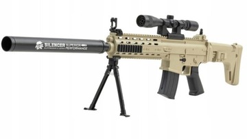 Karabin snajperski MK13 na kulki z laserem 65k