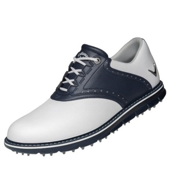 Buty do gry w golfa Callaway Lux M597 (męskie, roz. 44.5, biało-granatowe)