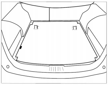 Hyundai Kona (2023-) Mata bagażnika dwustronna