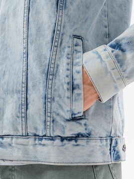 Kurtka męska jeansowa C441 v-1 light jeans L defekt