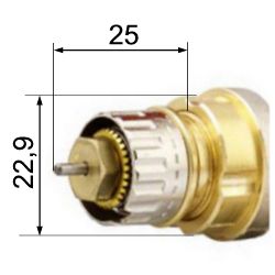 Термостатическая головка Danfoss Redia 015G3398 click RA-N