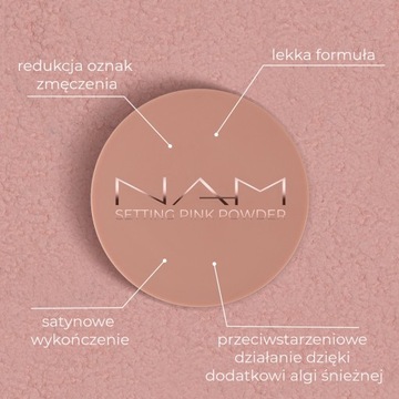 NAM Puder sypki Setting Pink Powder