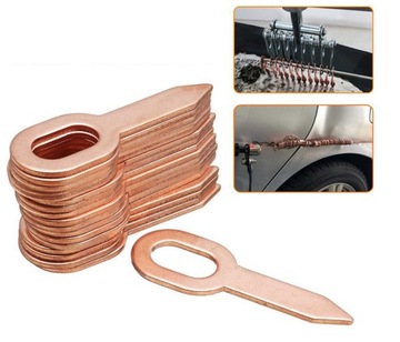 Сварочные насадки Spotter Spoter, прямые, 100шт, Шайбы, Удаление вмятин