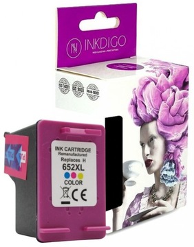 Tusz INKDIGO do HP 652XL F6V24AE Color 18ml HP DeskJet Ink Advantage 1115