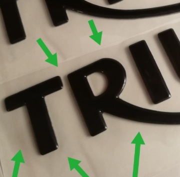 Логотип TRIUMPH Эмблема Triumph Черная 3D Надпись Подарок