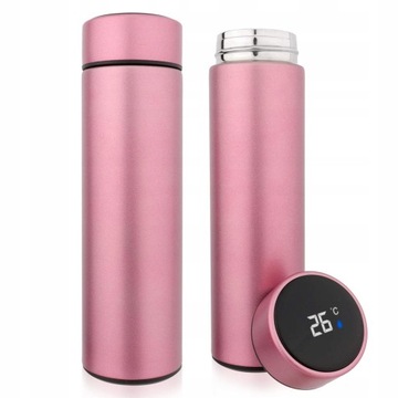 Butelka termos 500 ml, led(różowy)
