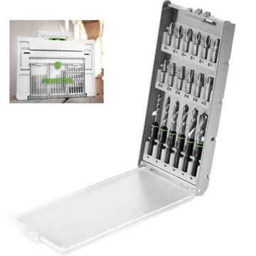 Festool Kaseta z wiertłami SYS3 D3-8 K CE/W 577395