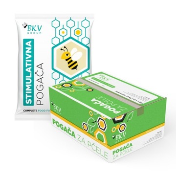 Pokarm dla pszczół z witaminami, BKV STYMULUJĄCY 1kg x 15, BKV Stimulativna