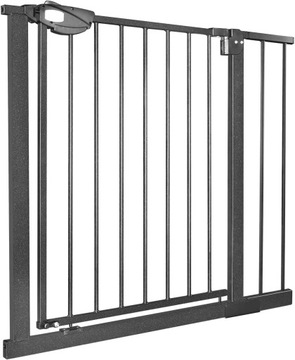 Aufun Bramka bezpieczeństwa bez wiercenia, schodowa 85-95cm, Czerń