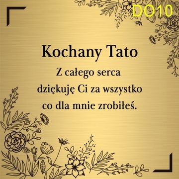 Brelok Do Kluczy Czarny Z Grawerem Dla Taty Na Dzień Ojca