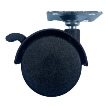 МЕБЕЛЬ ПОВОРОТНОЕ КОЛЕСО FI 40, ЧЕРНОЕ, ТОРМОЗНОЕ