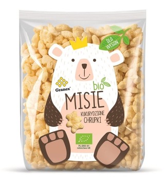 GRANEX CHRUPKI KUKURYDZIANE MISIE BIO 80G