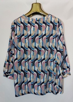 BLUZKA Rossa Moda wzór kolorowa r 50