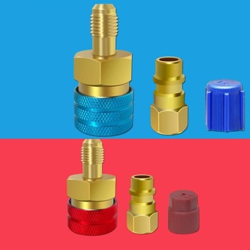 ПЕРЕХОДНИКИ ДЛЯ КОНДИЦИОНЕРА ВОЗДУХА ПЕРЕХОДЯТ БЫСТРОРАЗЪЕМНЫЕ СОЕДИНИТЕЛИ R1234yf НА R134a