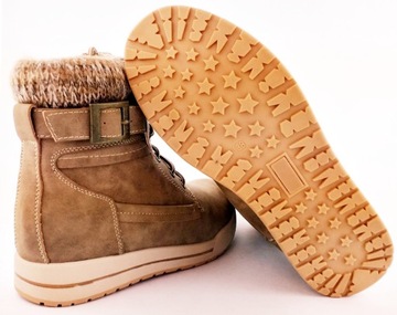 AMERICAN CLUB TS7003-10 ЗИМНЯЯ ОБУВЬ БОТИНКИ БЕЖЕВЫЕ 37