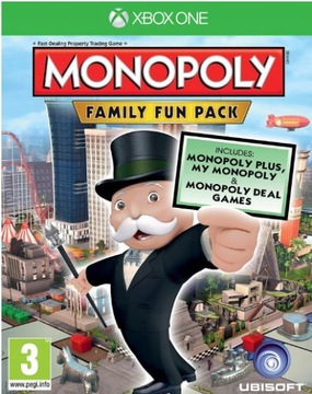 3 GRY MONOPOLY PLUS FAMILY FUN PACK KOD KLUCZ XBOX ONE X/S XOne SERIES X|S