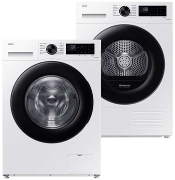Zestaw Samsung Pralka WW90CGC04DAE EcoBubble + Suszarka DV90CGC0A0AE 9/9kg