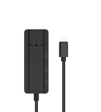HUB Lightning 2x USB 2.0 и Ethernet RJ45 + блок питания