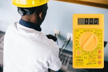 МУЛЬТИМЕТР ЦИФРОВОЙ УНИВЕРСАЛЬНЫЙ МЕТР LCD ТЕСТЕР ТОКА ТЕСТОВЫЕ ПРОВОДА