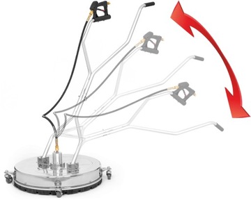 ЩЕТКА ДЛЯ МОЙКИ ПАТИО ДЛЯ МАШИНЫ ПОД ДАВЛЕНИЕМ AR DEWALT KARCHER 60СМ