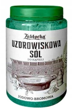 Zabłocka SÓL UZDROWISKOWA do kąpieli solanka jodowo-bromowa LECZNICZA 1,2kg