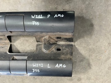 Накладка на порог Л/П Mercedes E class W212 AMG