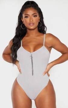 C41 SZARE BODY PRĄŻKI ZAMEK PRETTYLITTLETHING 38