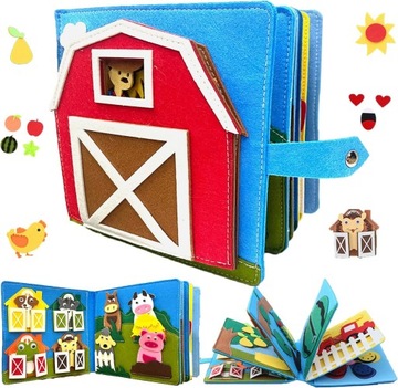TABLICA MANIPULACYJNA SENSORYCZNA TOY MONTESSORI