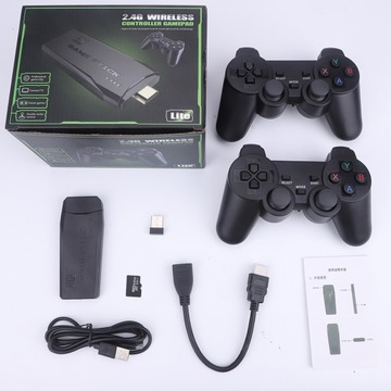 20000+ ретро игровая консоль 4K HDMI TV Game Stick 64G + 2X контроллер