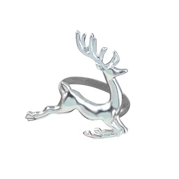 Deer Napkin Rings Metal Elk Napkin Ring Holders Reindeer Napkin Buckle