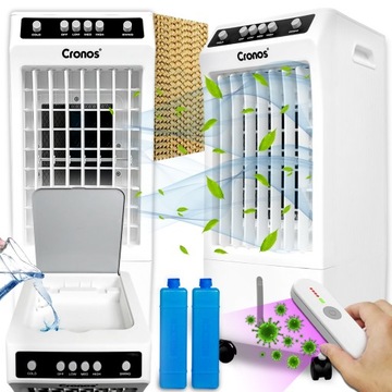 KLIMATOR KLIMATYZER WENTYLATOR PRZENOŚNY 7L OSCYLACJA OCZYSZCZACZ + WKŁADY