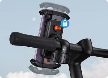 BASEUS УНИВЕРСАЛЬНЫЙ СИЛЬНЫЙ ДЕРЖАТЕЛЬ ТЕЛЕФОНА ДЛЯ ВЕЛОСИПЕДА МОТОЦИКЛА СКУТЕРА