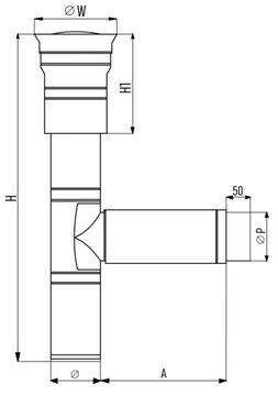 Вентиляционный камин. 100 станций вагон антрацит