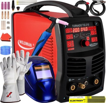 SPAWARKA WELDMAN TORNADO 210 AC/DC MMA PULS 230V