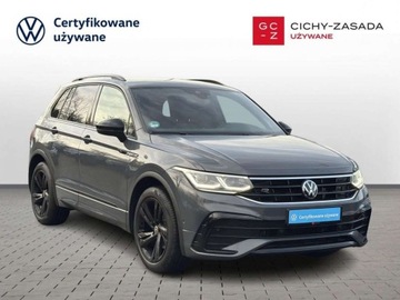 Volkswagen Tiguan II SUV Facelifting 1.5 TSI 150KM 2022 Volkswagen Tiguan R-Line Kamera Cofania ACC Led Matrix Hak Faktura Vat 23, zdjęcie 6