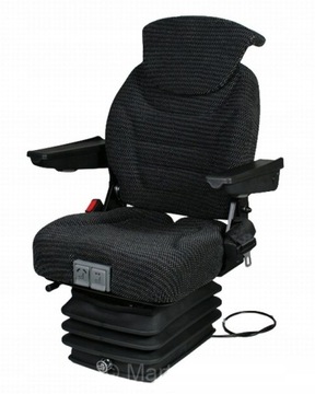 ПНЕВМАТИЧЕСКОЕ СИДЕНИЕ ДЛЯ ТРАКТОРА 12/24В КОМФОРТНОЕ, РЕГУЛИРУЕМОЕ