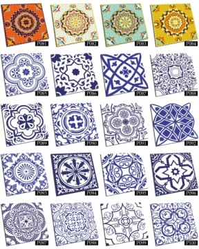 САМОКЛЕЯЩАЯСЯ ПЛИТКА ПВХ 20х20 см ЛИСТЬЯ ДЖУНГЛИ