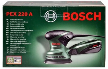 ЭКСЦЕНТРИЧЕСКАЯ ШЛИФОВАЛЬНАЯ МАШИНА PEX 220A BOSCH