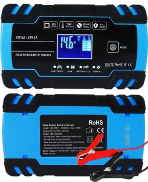 АВТОМАТИЧЕСКИЙ ВЫПРЯМИТЕЛЬ С ФУНКЦИЕЙ РЕМОНТА 12В 24В АККУМУЛЯТОРНЫЙ ВЫПРЯМИТЕЛЬ