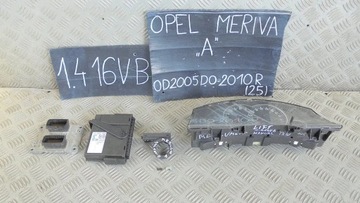 Opel Meriva A KOMPUTER SILNIKA ZESTAW 1.4 B 16V