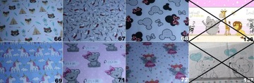 ŁÓŻECZKO dla lalek drewniane białe + pościel KRÓLICZKI - DO WYBORU