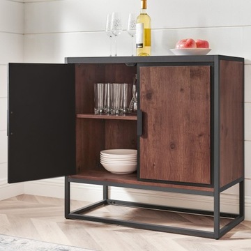 ЛОФТ ПРОМЫШЛЕННЫЙ ШКАФ ИЗ КРАСНОГО КЛЕНА