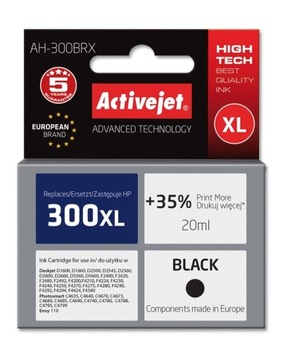 Tusz ActiveJet AH-300BRX do HP czarny HP 300