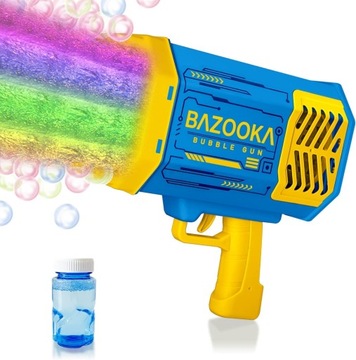 BUBBLE GUN BAZOOKA BUBBLE МАШИНА + ЖИДКИЙ РОЖДЕСТВЕНСКИЙ ПОДАРОК