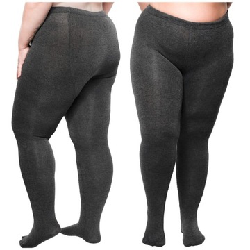 RAJSTOPY DAMSKIE OCIEPLANE POLAREM GRUBE PLUS SIZE ZIMOWE CIEPŁE 2XL/3XL