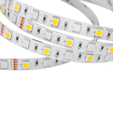 Taśma LED RGB+WW, 300 LEDs, 12 V, 5 m, IP20