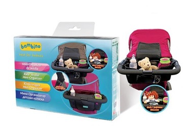 Mini Organizer do wózka, czarny Bambino