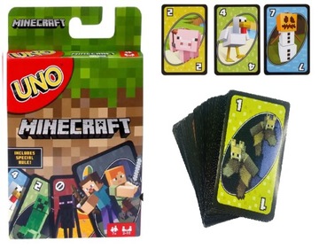 Karty do gry Uno Minecraft